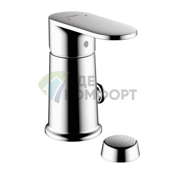 Смеситель для биде Hansgrohe Vernis Blend с вертикальной струей, хром (71214000) - фото 1