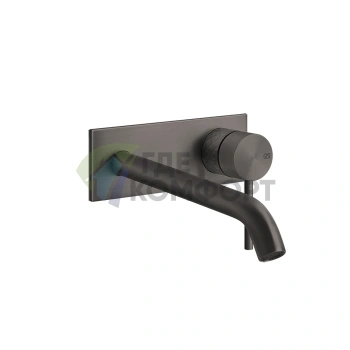 Смеситель для раковины GESSI 316 встраиваемый, цвет brushed black metal PVD (54190#707) - фото 1