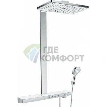 Душевая система HG Rainmaker Select с термостатом и полочкой (27106400) - фото 1