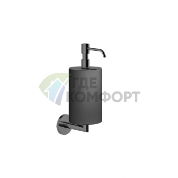 Настенный дозатор для мыла Gessi Tondo Black XL (63614#299) - фото 1