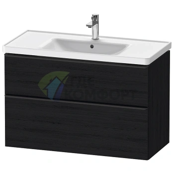 Подвесная тумба Duravit D-Neo с 2 ящиками, цвет Black Oak, 984x452x625 мм (DE435601616) - фото 1