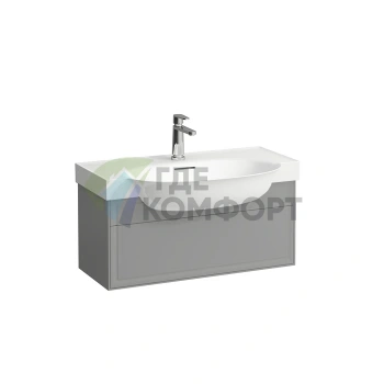 База под раковину Laufen New Classic подвесная, 780x320x340 мм, серый, 1 ящик (4.0604.1.085.627.1) - фото 1