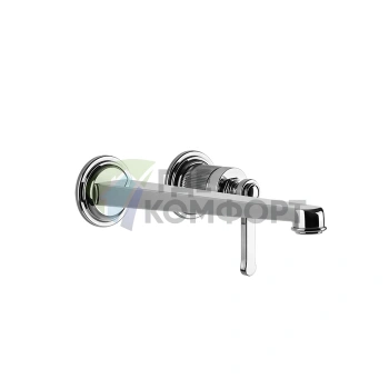 Настенный однорычажный смеситель GESSI VENTI20 для раковины, хром (65088#031) - фото 1