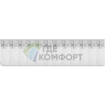 Радиатор алюминиевый литой Konner Lux 200-12 секций - фото 4