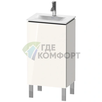 Напольная тумба Duravit L-Cube с полкой и дверцей, 704x440x311 мм, White High Gloss (LC6580R2222) - фото 1