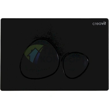 Кнопка для сливного бачка Creavit Spa GP7002 черная - фото 1