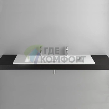 Встраиваемая раковина BETTEAqua 140x49.5 см без перелива, белая (A046 HLW2) - фото 1