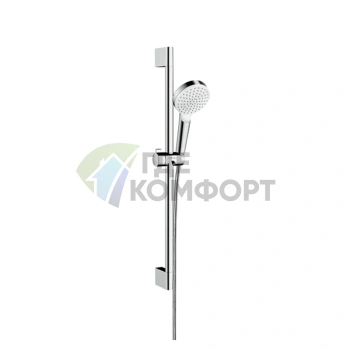 HG Crometta Vario Unica: Душевой набор с функцией EcoSmart (белый/хром) (26554400) - фото 1