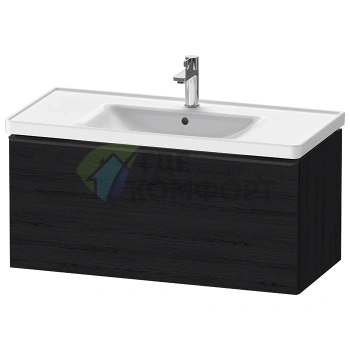 Подвесная тумбочка Duravit D-Neo, 1 ящик, цвет Black Oak, 440x984x452 мм (DE425601616) - фото 1