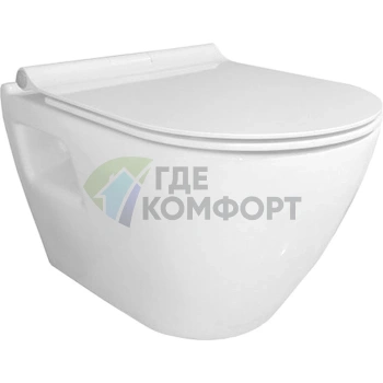 Подвесной унитаз Serel Smart SM12SL с микролифтом