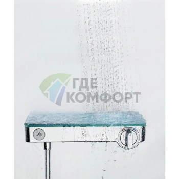 Термостат для душа Hansgrohe ShowerTablet Select, настенный, хром (13171000) - фото 1