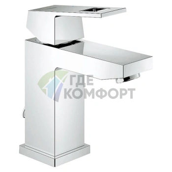 Смеситель Grohe Eurocube для раковины с кубическим дизайном из хрома - фото 1