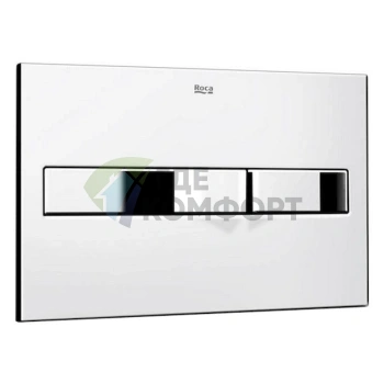 Кнопка смыва Roca PL2 Dual хром - фото 1