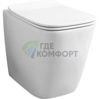 Приставной унитаз ArtCeram A16 ASV004 с технологией Rimless (ASV004 05 00)