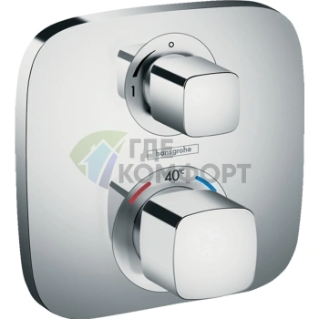 Термостат для душа Hansgrohe Ecostat E встраиваемый, хром (15707000) - фото 1