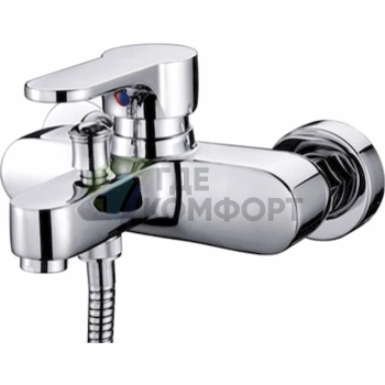 Смеситель для ванны с душем Zorg Sanitary ZR 114 W - фото 1