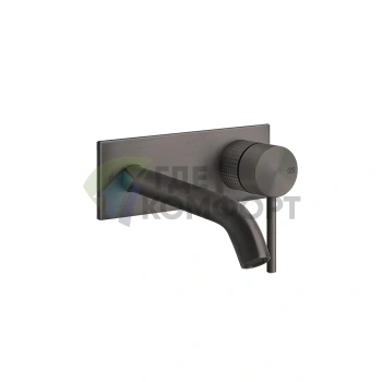 Встраиваемый смеситель GESSI для раковины с изливом, цвет brushed black metal PVD (54488#707) - фото 1