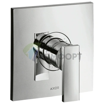 Смеситель для душа AXOR Citterio однорычажный встраиваемый хром (39655000) - фото 1