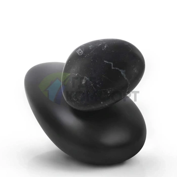 Ручка смесителя Gessi Equilibrio для раковины — дизайнерская, черный мрамор Marquina (52002#542) - фото 1