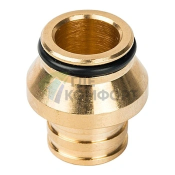 Фитинг STOUT компрессионный для труб из сшитого полиэтилена red 20x2-0x3/4 - фото 2