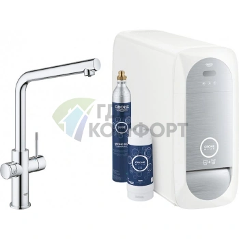 Смеситель Grohe Blue Home для кухни с фильтром и газировкой - фото 1