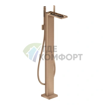 Напольный смеситель для ванны AX MyEdition в шлифованном красном золоте (47442310) - фото 1