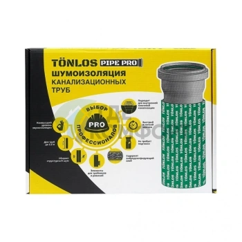 Комплект для шумоизоляции TONLOS PIPE PRO (ТОНЛОС) - фото 1