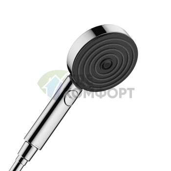 Ручной душ Hansgrohe Pulsify 105 3jet EcoSmart с функцией экономии воды, хром (24101000) - фото 1