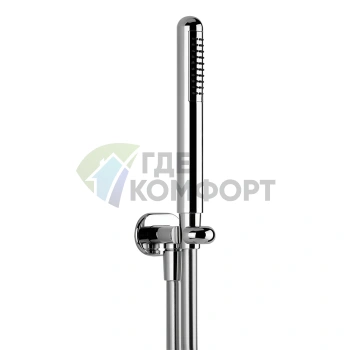 Душевой комплект Gessi Goccia с держателем и ручным душем (хром) (33773#031) - фото 1