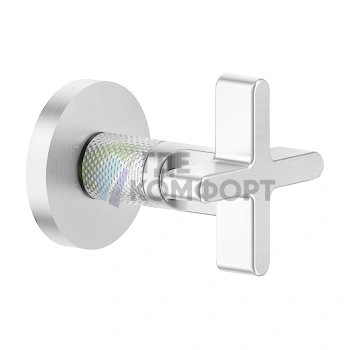 Запорный кран GESSI INCISO 3/4 наружная резьба, хром — высокая производительность (58363#031) - фото 1