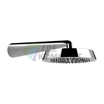 Верхний душ GESSI CONO 240 мм с настенным держателем 400 мм в цвете хром (45151#031) - фото 1