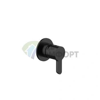 Смеситель для душа Fantini Icona Classic встраиваемый, черный матовый (53 13 R063B) - фото 1