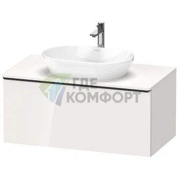 Подвесная тумбочка Duravit D-Neo, 459x1000x550 мм, 1 ящик, белый высокоглянцевый (DE494802222) - фото 1