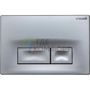 Кнопка смыва Creavit Ore GP3002.00 серый матовый