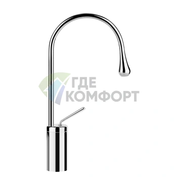 Высокий смеситель Gessi Goccia для раковины, хром (33604#031) - фото 1