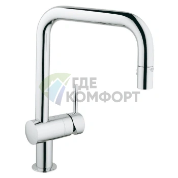 Смеситель Grohe Minta 32322000 для кухни с выдвижным изливом и экономией воды - фото 1