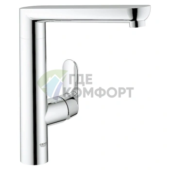 Смеситель для кухни Grohe K7 с выдвижной лейкой и поворотным изливом