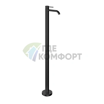 Напольный однорычажный смеситель GESSI 316 FLESSA для раковины в цвете Black XL (54097#299) - фото 1