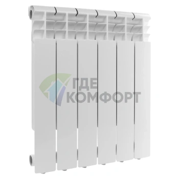 Радиатор алюминиевый Rommer Profi 350 6 секций