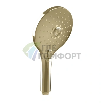 Ручной душ GESSI с 3 режимами, цвет Brushed Brass PVD (47351#727) - фото 1