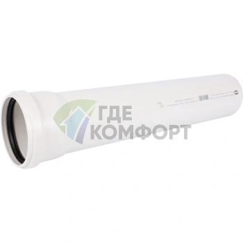 Труба канализационная К/П 110x500мм Sinikon (Синикон) - фото 2