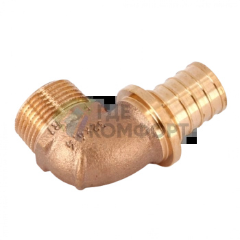 Уголок-переходник с наружной резьбой 32-R 1 RX+ REHAU (РЕХАУ - 14563521001) - фото 1