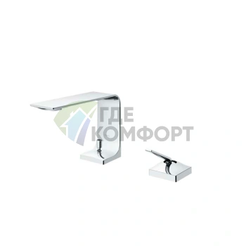 Смеситель для раковины TOTO NEOREST с системой Comfort Glide и сливным клапаном, хром (TLP02301R) - фото 1