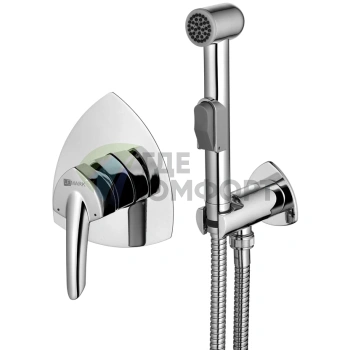 Встраиваемый смеситель Lemark Mars LM3519C с гигиеническим душем - фото 1