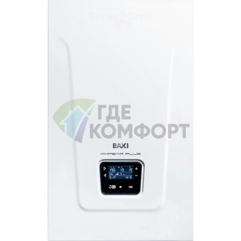 Электрический котел Baxi Ampera Plus 12, 12 кВт, E8403112, настенный, одноконтурный - фото 1