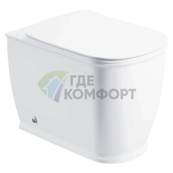 Приставной унитаз BelBagno Prado с микролифтом BB10150CB