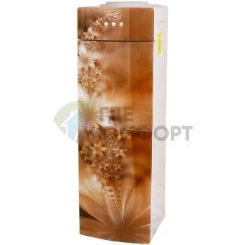 Кулер для воды напольный Aqua Well 2-JX-5 AW ПК YLR 2-JX-5 золотой с флуоресцентным рисунком - фото 1