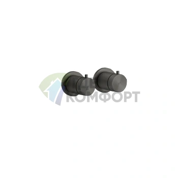Термостатический смеситель для душа GESSI 316 Black Metal Brushed PVD (54234#707) - фото 1