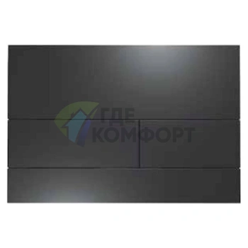 Кнопка смыва TECE Square II 9240833: матовая черная для скрытого монтажа