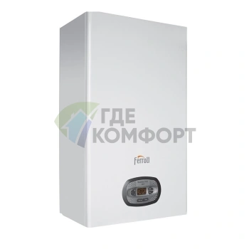 Котёл газовый настенный конденсационный двухконтурный Ferroli Bluehelix Tech RRT 24 C (WF)